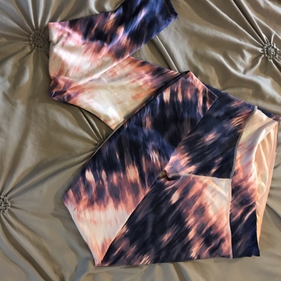 Galaxy Print Workout Pants - Picture 3 of 4